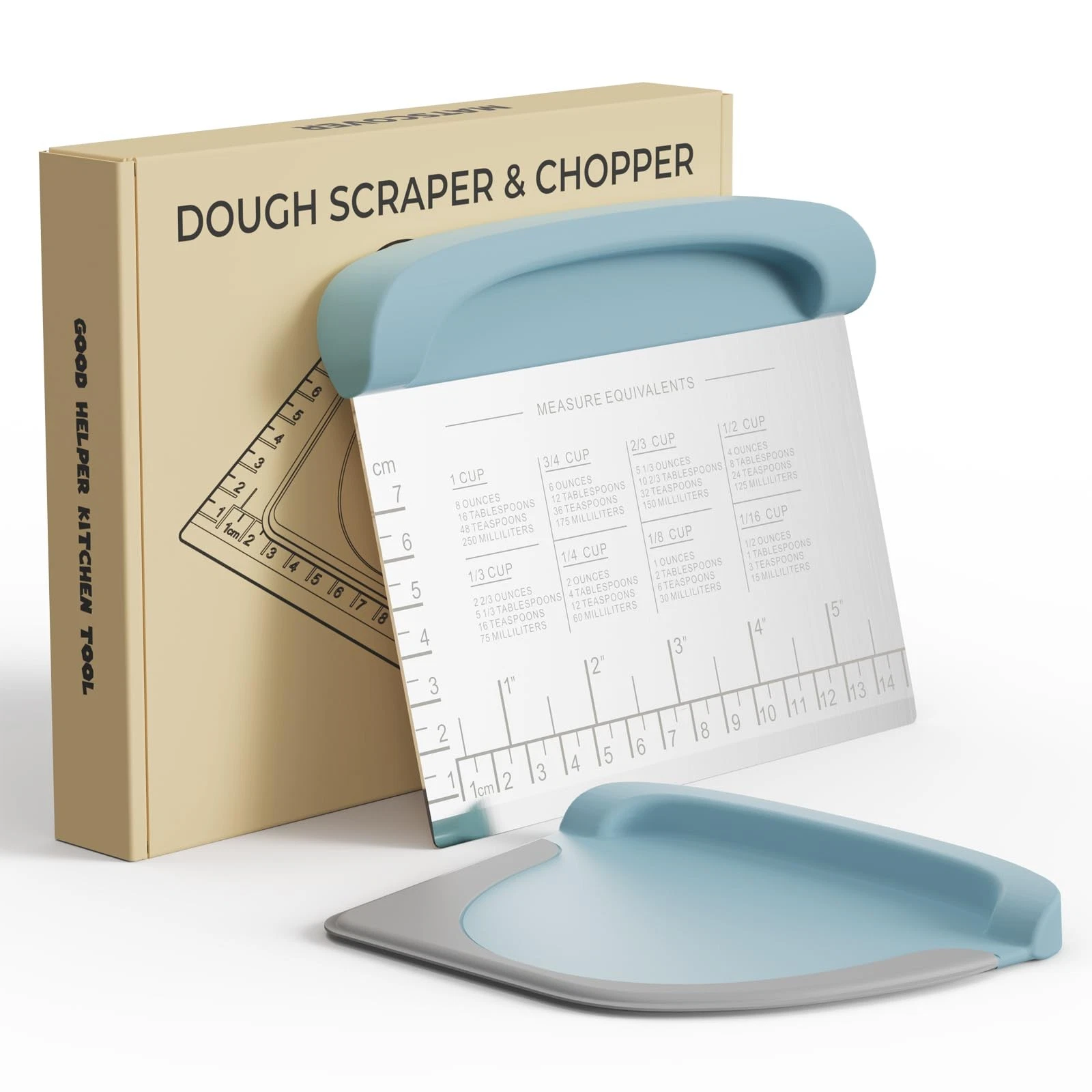 Bench Scraper Dough Cutter Tool - Bowl Pastry Scraper for Bread Cake Pizza, B...
Opens in a new wind