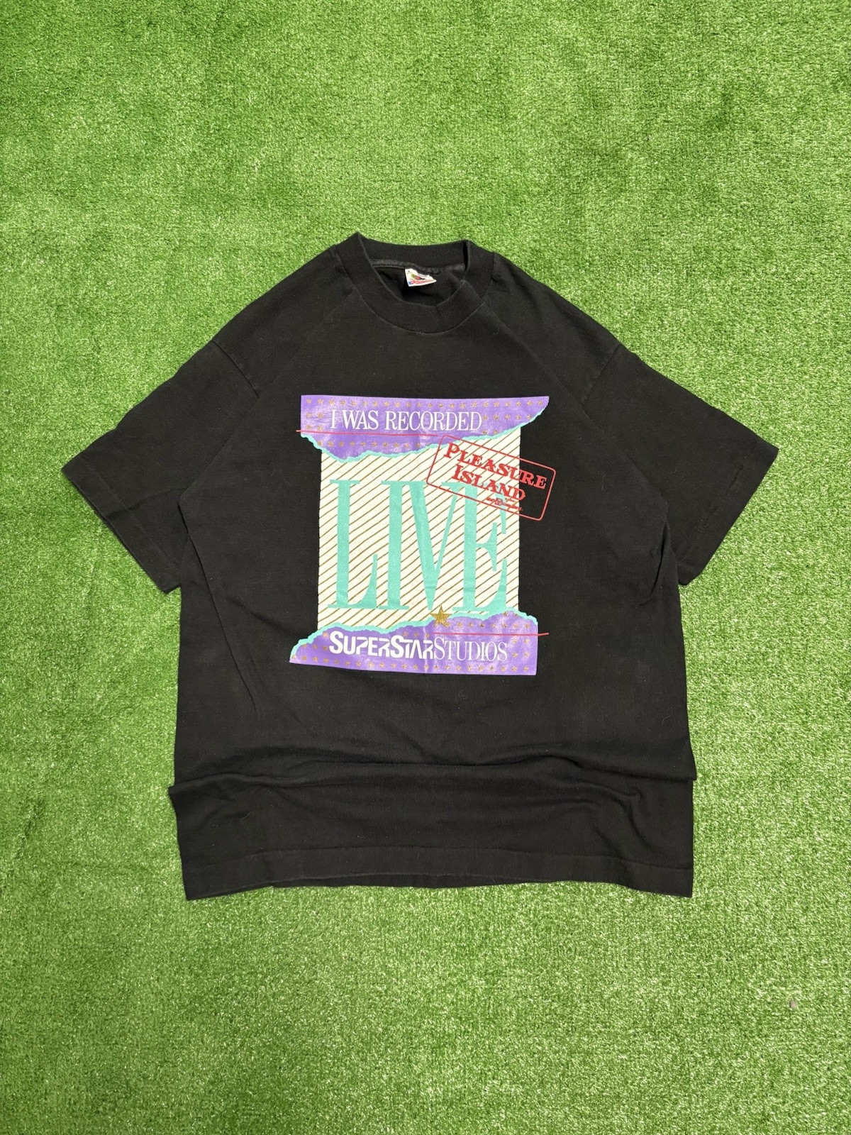 Vintage 90s Disney World Pleasure Island Concert Rare Graphic Tee