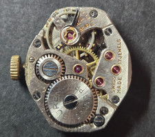 Buren grand prix Wrist Watch Movement, spares or repair. Lot Wm 031
