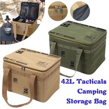 42L Outdoor Storage Bag Waterproof Picnic Foldable Organizer Cookware Hand Bag