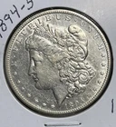 1894-S MORGAN SILVER DOLLAR,  XF DETAILS