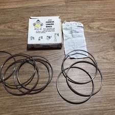 Vintage Adams CHINESE LINKING RINGS Magic Tricks Complete in Box 1970s