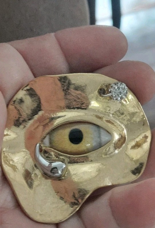 🌹Schiaparelli  Tear Eye Ring 
