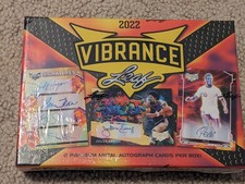 2022 LEAF VIBRANCE Multi Sport Factory Sealed Hobby BOX 2 Premium Autographs