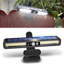 Clip On Solar Motion Light Garden Outdoor for Fence Garage Camping Driveway UK