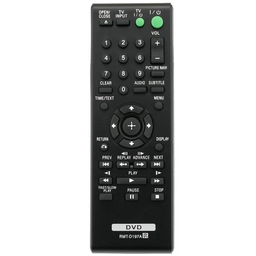 RMT-D197A Replace Remote Control fit For Sony DVD Player DVP-SR510H DVP-SR210P