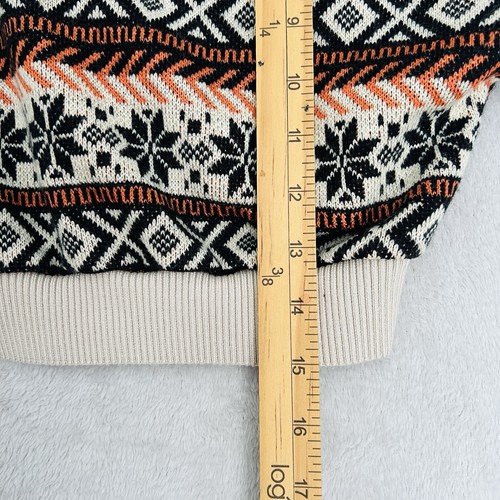 Suéter corto para mujer Zaful Fair Isle talla XL beige negro - Imagen 4 de 8