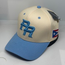 PUERTO RICO BASEBALL PR 3-D EMBROIDERED - PR FLAG  LETTERS AT SIDE SNAPBACK HAT