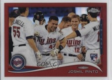 2014 Topps Chrome Red Refractor 25/25 Josmil Pinto #24 0mr3