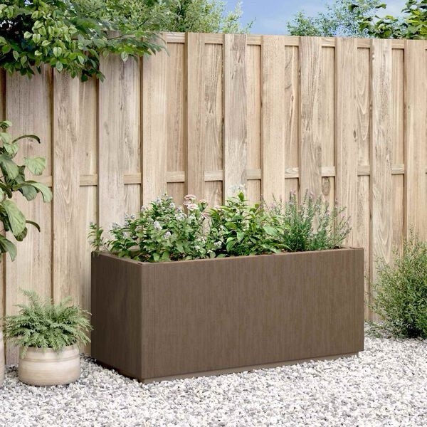 Vidaxl Braun Blumentopf, Aussenblumenkasten (80 X 36 X 35 Cm) - Image 2