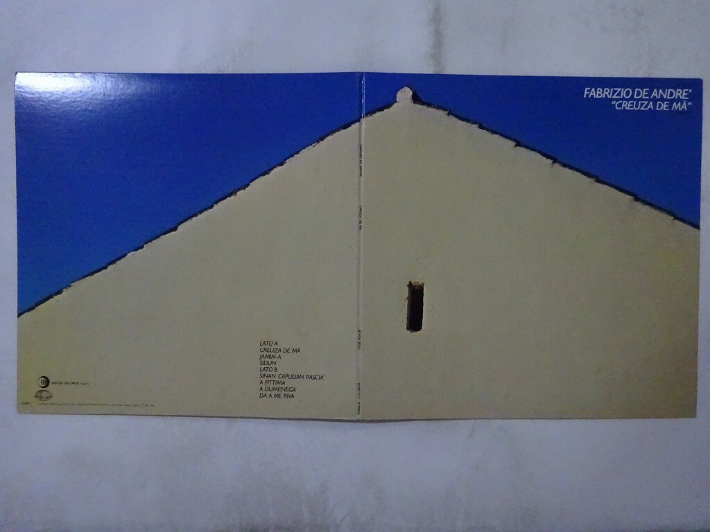 洋楽 FABRIZIO DE ANDRE CREUZA DE MA Fabrizio De Andre' – Creuza De Mä – CD (Album, Reissue