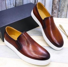 Men's fashionable, casual, versatile and comfortable genuine leather flat shoes