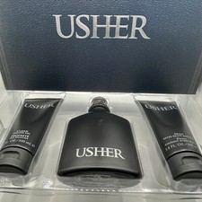USHER By Usher 3pc Men Set 3.4oz EDT Spr 3.4oz Sh.Gel 3.4oz Aft.Shave -NEW
