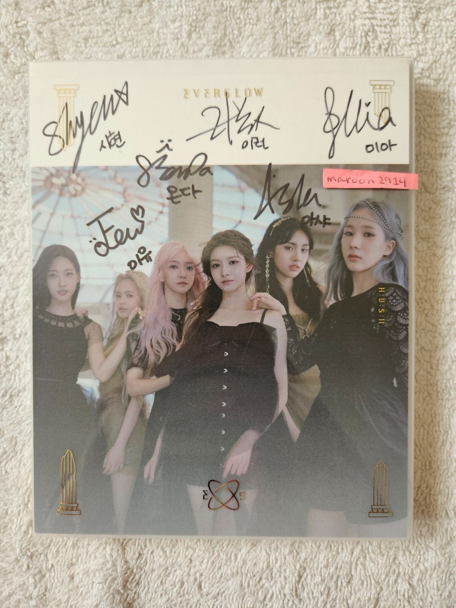 美品♪直筆サイン入り EVERGLOW - HUSH 美品♪直筆サイン入り EVERGLOW - HUSH CD