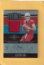 2023 Legacy Futures Patch Autographs Silver Clayton Tune MEM Auto NM-MT+ 66/249