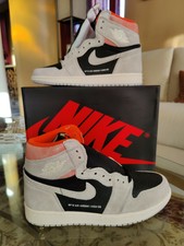 Air Jordan 1 Retro High Og Men S Size 12 Neutral Grey Hyper Crimson 5550 018 For Sale Online Ebay