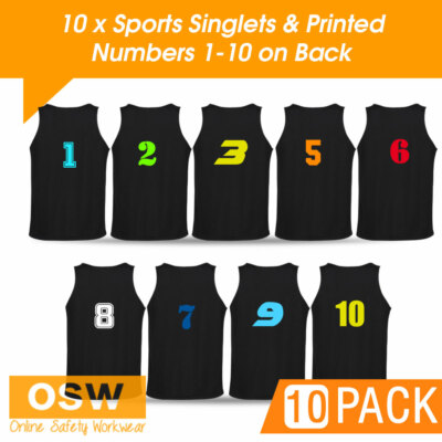 custom oztag singlets