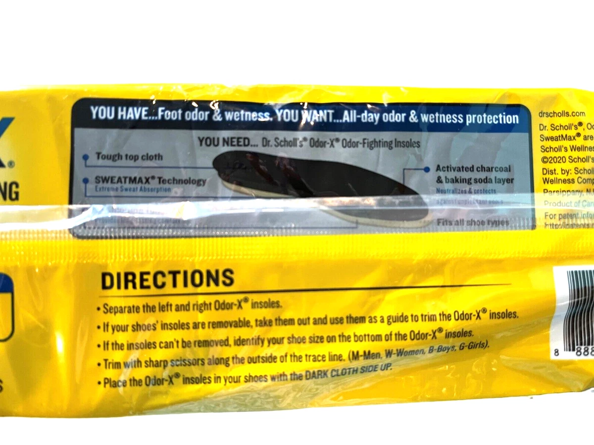 Dr scholl's odor insoles on sale