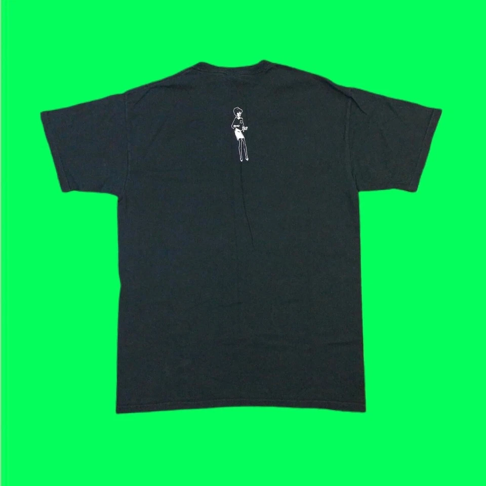 GILDAN The English BEAT Graphic Shirt, Checkered Stripe, Rude Girl, Black, UK M — 第 2/4 张图片