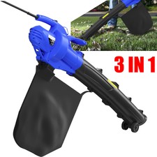 3000W Leaf Blower 3-in-1 - Blows, Vacuums and Mulches Leaves shredder - 35L Bag