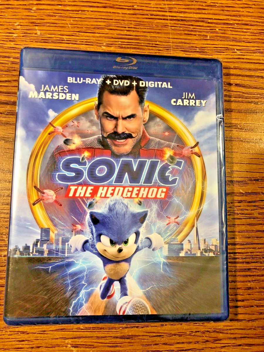 Sonic The Hedgehog Blu-ray DVD Digital 2020 Jim Carrey James