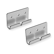 MegaMaxx UK™ Small Hanging Brackets / J-Hooks Pack of 2 Wall Mount Bin Holder