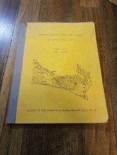 Miscellaneous San Juan Island Reports 1972- 1974 by Thomas Tyler Linda Ferguson 