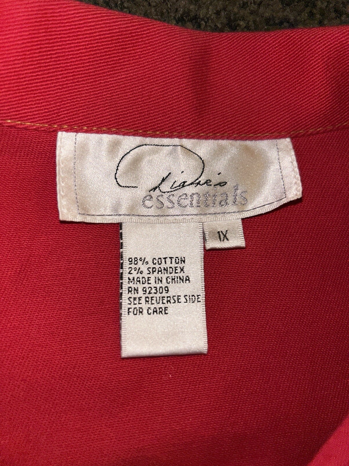 DIANE'S ESSENTIALS Red Denim Jacket Hollywood Seq… - image 2