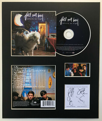 FALL OUT BOY - Signed Autographed - INFINITY ON HIGH - Album Display