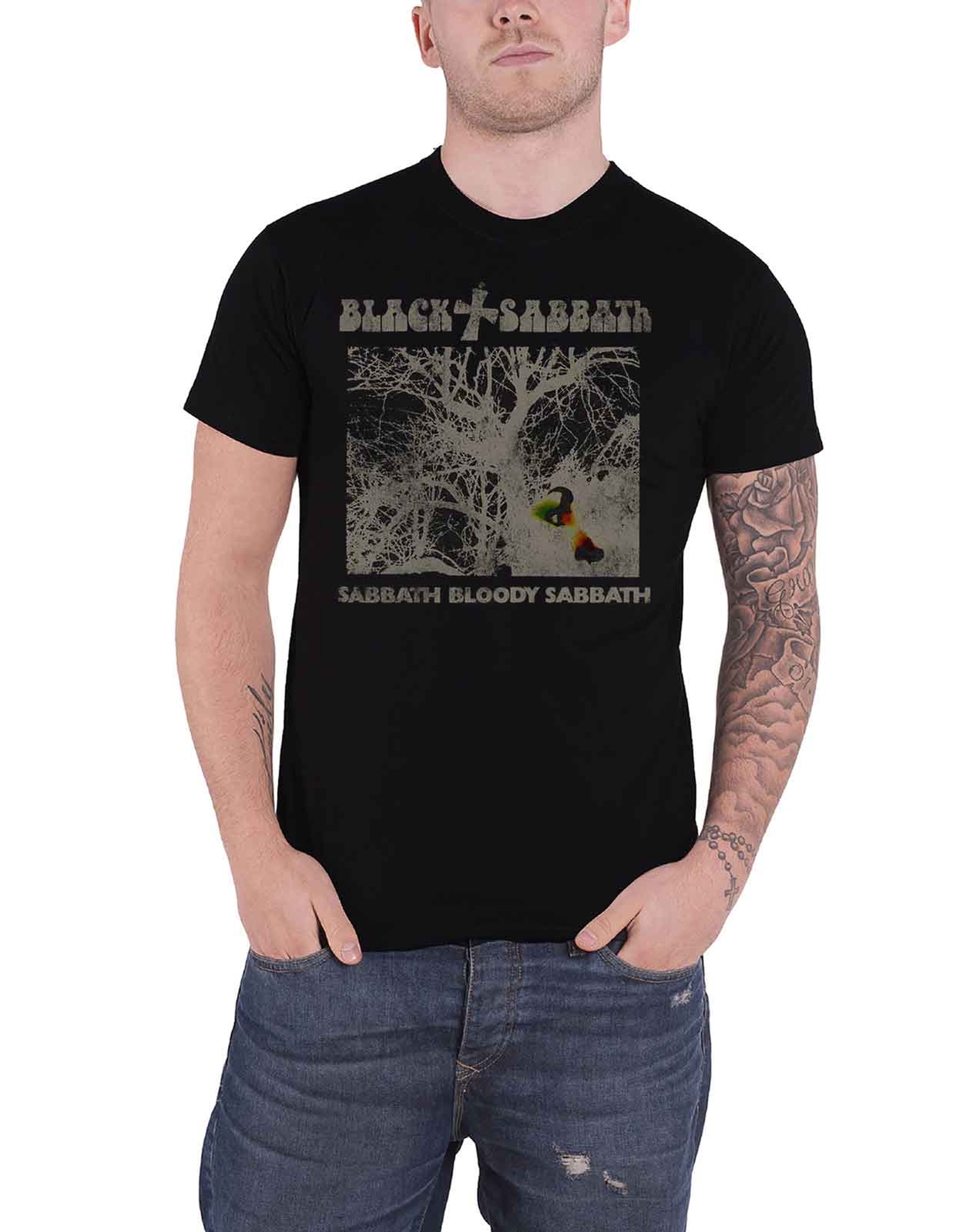 Black Sabbath Vintage Unisex T-Shirt Official Sabbath Bloody Sabbath Design