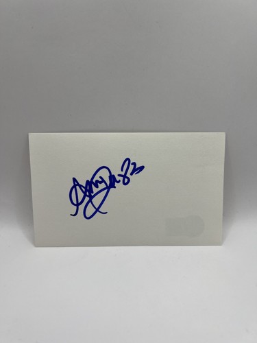 Andre Reed Signed Index Card Beckett COA Auto Bills HOF