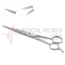 Barber Hair Cutting Scissors 7.5" Shears Ice Tempered Razor Sharp Blade Haircut