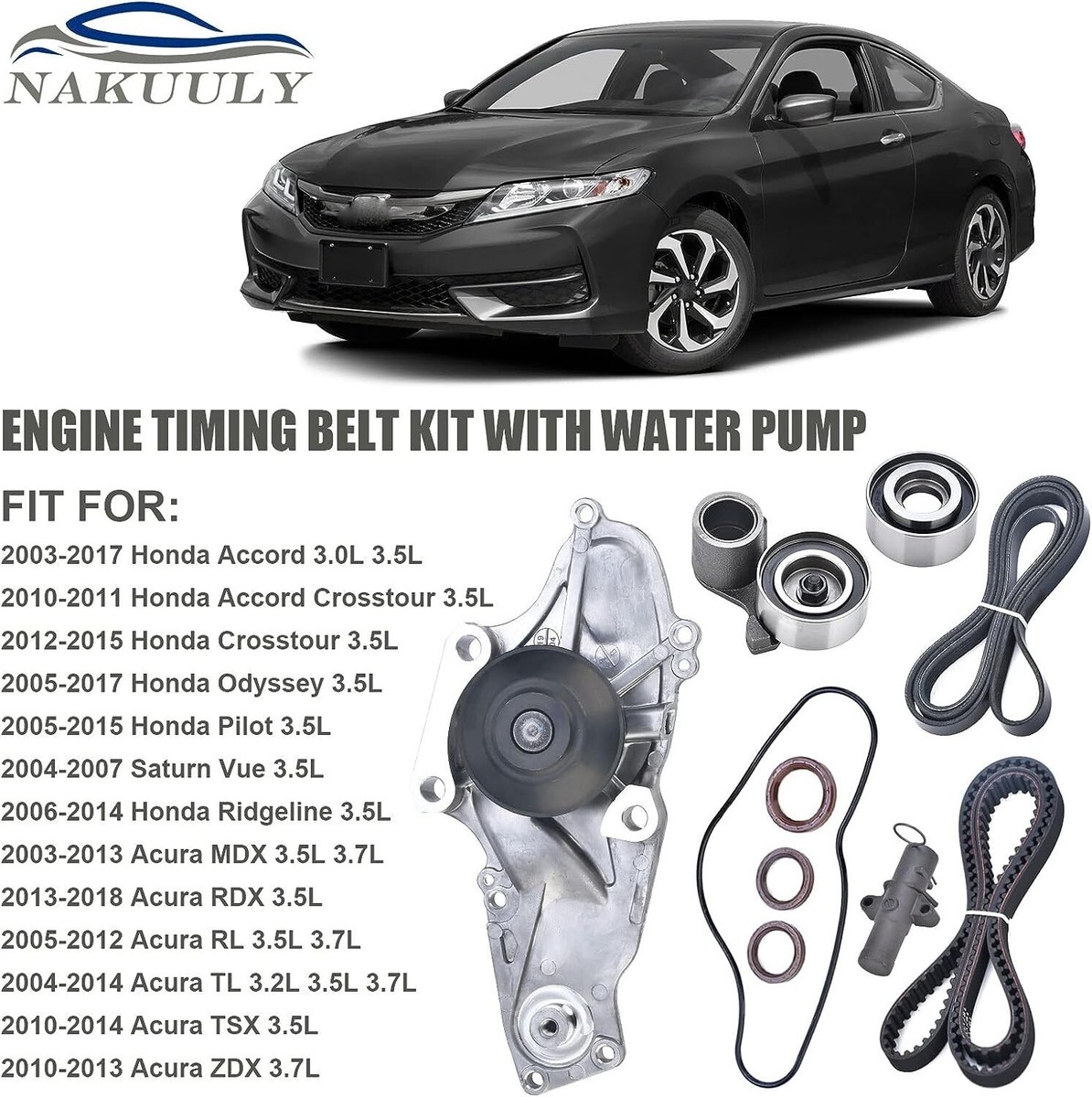 Belt Replacement Timing Belt Honda Odyssey 2005 Accord V6 2005