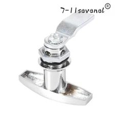 2pcs T Shaped Handle Door Lock Latch with Keys RV Truck Trailer Tool Box Lock