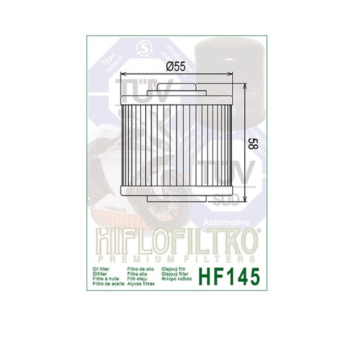 Filtro Olio Moto Hiflo HF145 Per Yamaha TDM850 4CM 3VD 4TX 1991>2001 - Foto 2 di 3