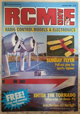 RCM and E Model Magazine January 1989