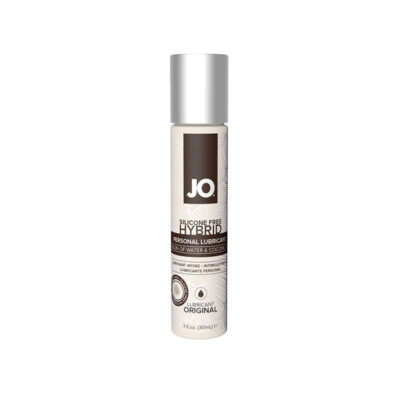 JO Hybrid Silicone Free Original 1 fl oz Coconut Oil water-based Lubricant