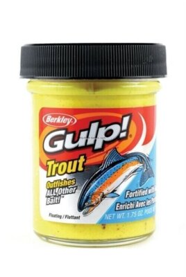 Berkley Gulp Trout Scented Fishing Dough 1.75oz Jar Chunky Chartreuse GDTB2-CCHR