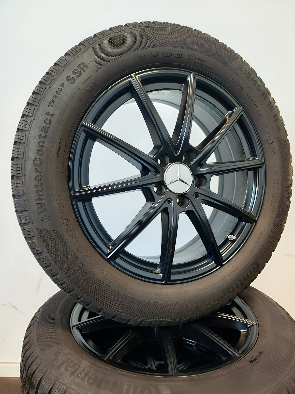 4 Ruote Invernali 215 60 R18 Mercedes GLB Classe W247 Cerchi in...