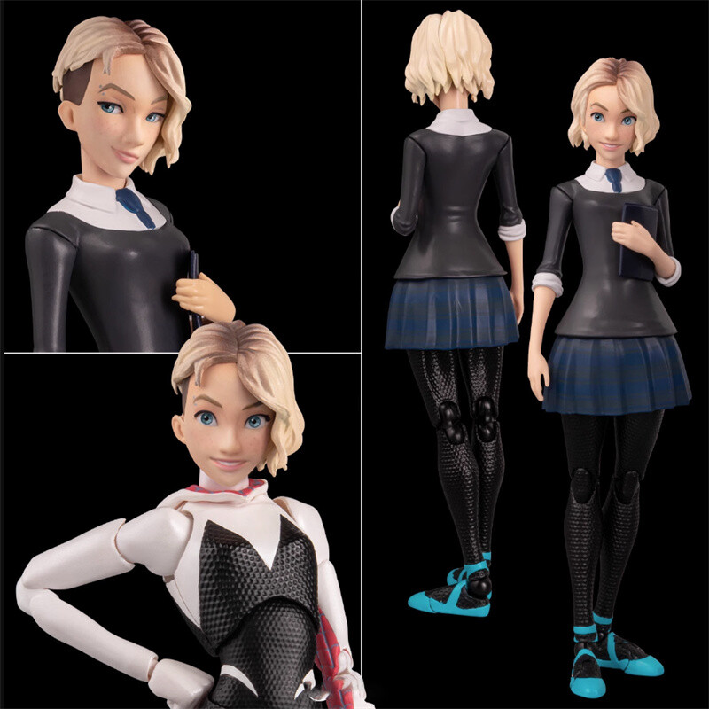Spider-Man：Into the Spider-Verse Spider-Gwen Spider-Ham Action