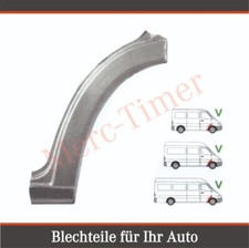 Radlauf Kotflügel Vorne Reparaturblech Mercedes Sprinter 1995-2006 Rechts