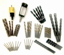 58Pcs Set Assorted Drill Bits Kit Annular Cutter Hole Saw for Metal Wood Masonry