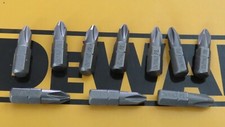 10x DEWALT PH2  25MM SCREWDRIVER BITS FOR DRILL DRIVERS 1/4" HEX CHROME VANADIUM