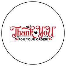 THANK YOU FOR YOUR ORDER PURCHASE SMALL BUSINESS ENVELOPE SEALS LABELS STICKERS