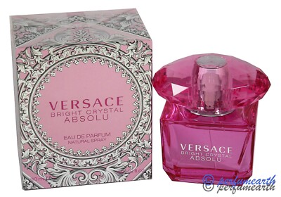 Bright Crystal Absolu By Versace 3.0oz./90ml Edp Spray For Women New In Box