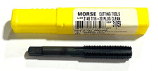 Morse 7/16-20 HSS Clean Out Plug Tap 4 Flute Black Oxide USA Made 31859