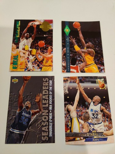 Shaq O'Neal 4-card lot! 93/94