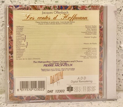 OFFENBACH Les Contes d'Hoffmann [1955] (2 discs, Datum) MONTEUX