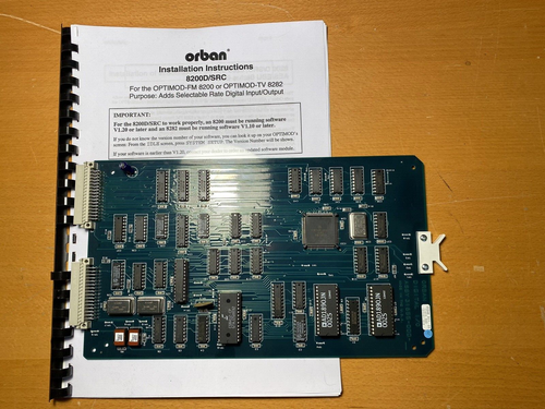 ORBAN OPTIMOD 8200D/SRC digital I/o for Optimod 8200 8282