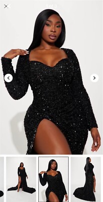 Fashion Nova Alyssa Sequin Gown | eBay
